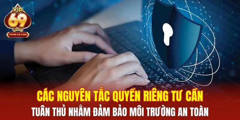 Các nguyên tắc quyền riêng tư cần tuân thủ nhằm đảm bảo môi trường an toàn